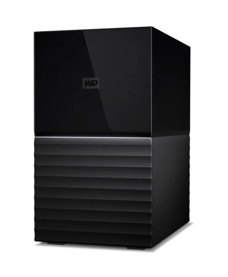 WDBFBE0080JBK - Western Digital My Book Duo 8TB RAID USB 3.1 3.5-inch External Hard Drive