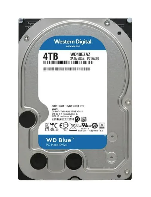 WDBH2D0040HNCNR - Western Digital Blue Mainstream 4TB 5400RPM SATA 6Gb/s 3.5-inch Hard Drive