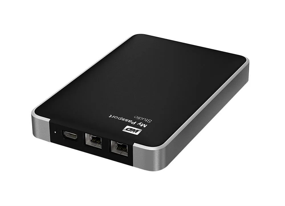 WDBK8A0010BBK-NESN - Western Digital My Passport Studio 1TB 7200RPM USB 2.0 FireWire 800 2.5-inch External Hard Drive