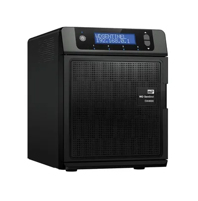 WDBLGT0040KBK-EESN - Western Digital Sentinel DX4000 2-Bay 4TB (2 x 2TB) 2 x 10/100/1000Mbps (RJ-45) Ethernet 2 x USB 3.0 RAID 1 Small Office Storage Server