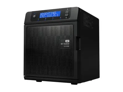 WDBLGT0120KBK-NESN - Western Digital Sentinel DX4000 Small Office Network Storage Server - Intel Atom - 12 TB - RJ-45 Network