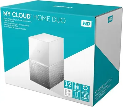 WDBMUT0120JWT-N - Western Digital 12TB My Cloud Home Duo Personal Cloud Storage