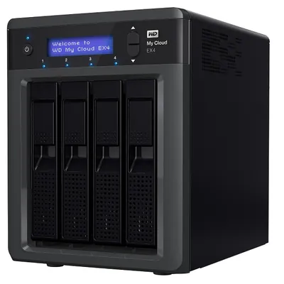 WDBNFA0160KBK-N - Western Digital 16TB 4-Bay My Cloud Pro Series PR4100