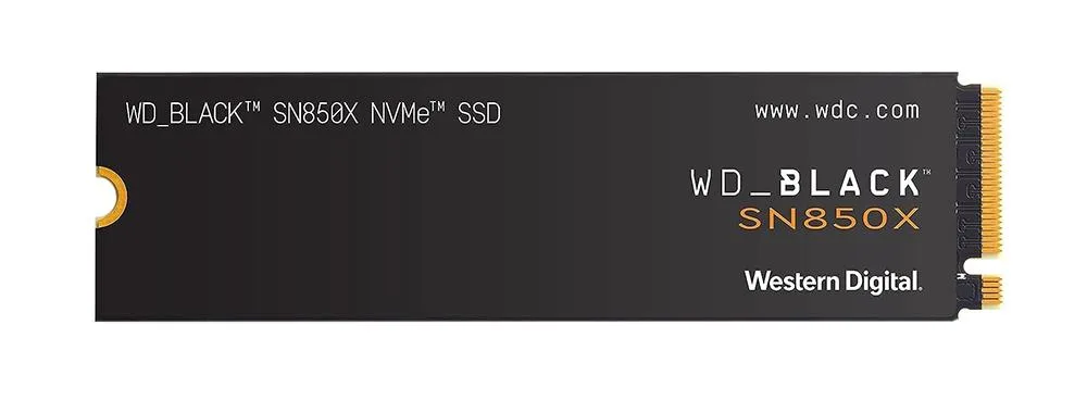 WDS100T2X0E - Western Digital Black SN850X Series 1TB PCI Express 4.0 x4 NVMe M.2 2280 Gaming Solid State Drive