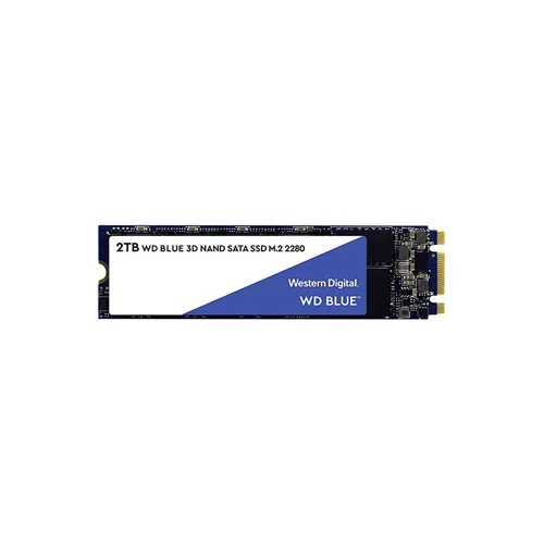 WDS200T2B0B - Western Digital Blue 3D NAND 2TB Triple-Level Cell SATA 6Gb/s M.2 2280 Solid State Drive