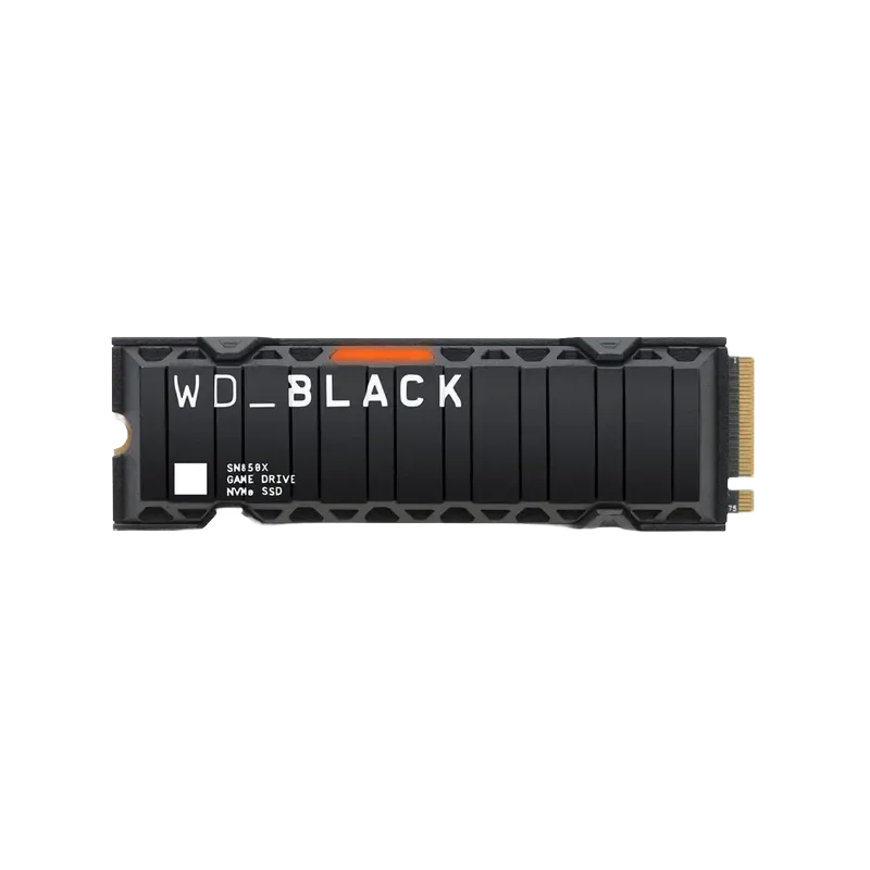 WDS200T2XHE - Western Digital Black SN850X Series 2TB PCI Express 4.0 x4 NVMe M.2 2280 Gaming Solid State Drive with Heatsink