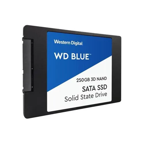 WDS250G2B0A - Western Digital Blue 3D NAND 250GB 7200RPM Triple-Level Cell SATA 6Gb/s 2.5-inch Solid State Drive
