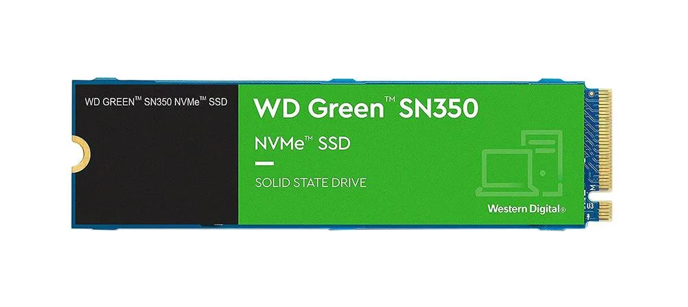 WDS480G2G0C - Western Digital Green SN350 480GB Triple-Level Cell PCI Express 3.0 x4 NVMe M.2 2280 Solid State Drive
