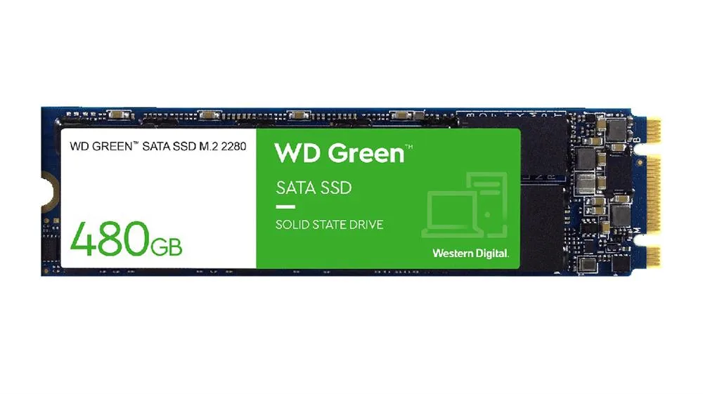 WDS480G3G0B - Western Digital Green 480GB SATA 6Gb/s M.2 2280 2.5-inch Solid State Drive