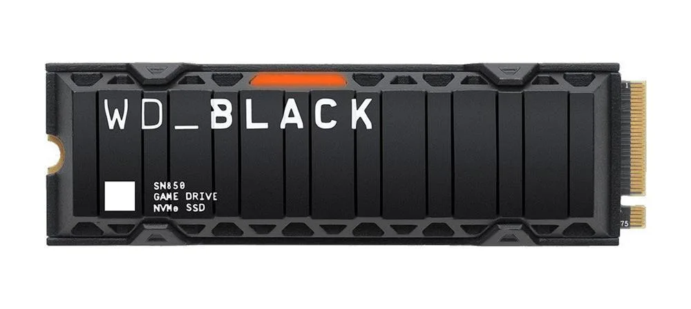 WDS500G1XHE - Western Digital Black SN850 500GB Triple-Level Cell PCI Express 4.0 x4 NVMe M.2 2280 Solid State Drive With Heatsink