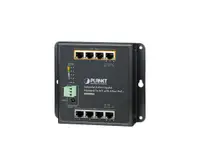 WGS-804HPT - Planet 8 x Ports 10/100/1000Base-T + 4 x Ports PoE+ Wall-Mounted Managed Ethernet Switch