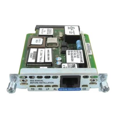 WIC-1DSU-56K4-RF - Cisco 1-Port 4-Wire 56/64Kb/s CSU/DSU WAN Interface Card