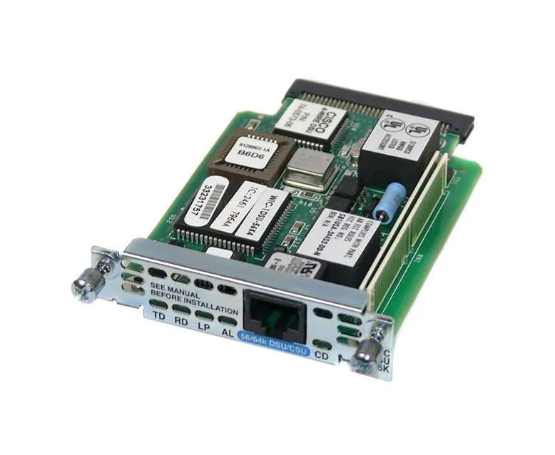 WIC-1DSU-56K4 - Cisco 1-Port 4-Wire 56/64Kb/s CSU/DSU WAN Interface Card