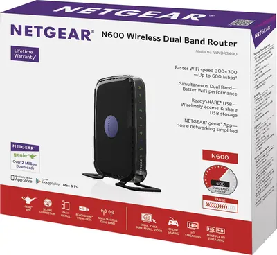 WNDR3400 - Netgear N600 WiFi Dual Band Router