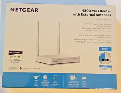 WNR2020-200PAS - Netgear N300 WiFi Router with External Antennas