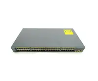 WS-C2960-48TT-L - Cisco Catalyst 2960 Series 48 x Ports 10/100Base-TX + 2 x combo Gigabit SFP Layer 4 Managed Rack-Mountable Fast Ethernet Network Switch