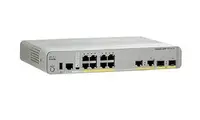 WS-C2960CX-8PC-L - Cisco Catalyst 2960-CX PoE+ 8 x Ports 10/100/1000Base-T + 4 x SFP Layer 2 Managed Gigabit Ethernet Network Switch