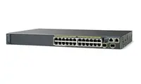 WS-C2960S-24PD-L - Cisco Catalyst 2960S 24-Ports PoE 24 x 10/100/1000Base-T Layer 2 Managed 1U Rack-mountable Gigabit Ethernet Switch