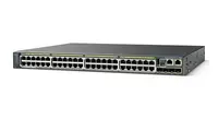 WS-C2960S-48TD-L - Cisco Catalyst 2960S-48TD-L 48-Port 48 x 10/100/1000 + 2 x 10 Gigabit SFP+ PoE Manageable Layer2 1U Rack-mountable Stackable Switch