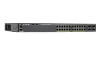 WS-C2960X-24PD-L - Cisco Catalyst 2960-X Series PoE 24 x Ports 10/100/1000Base-T + 4 x Gigabit SFP Layer 2 Managed 1U Rack-Mountable Gigabit Ethernet Network Switch