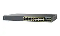 WS-C2960X-24PS-L - Cisco Catalyst 2960-X Series PoE 24 x Ports 10/100/1000Base-T + 4 x Gigabit SFP Layer 2 Managed 1U Rack-Mountable Gigabit Ethernet Network Switch