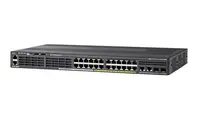 WS-C2960X-24PSQ-L - Cisco Catalyst 2960-X Series PoE 24 x Ports 10/100/1000Base-T + 4 x Gigabit SFP Layer 2 Managed 1U Rack-Mountable Gigabit Ethernet Network Switch