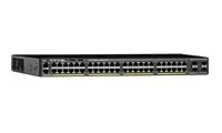 WS-C2960X-48LPS-L - Cisco Catalyst 2960-X PoE+ 48 x Ports 10/100/1000Base-T + 2 x SFP Layer 2 Managed Rackmountable Gigabit Ethernet Network Swicth