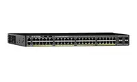 WS-C2960X-48TD-L - Cisco Catalyst 2960-X 48 x Ports 10/100/1000Base-T + 4 x Gigabit SFP Layer 2 Managed Rack-mountable 1U Gigabit Ethernet Network Switch