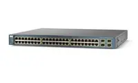 WS-C3560-48PS-E - Cisco Catalyst 3560 PoE 48-Port x 10/100Base-T + 4 x SFP Layer 3 Managed Fast Ethernet Network Switch