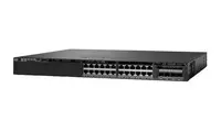 WS-C3650-24PD-L - Cisco Catalyst PoE 3650 24 x Ports 10/100/1000Base-T + 4 x SFP Layer 3 Managed Stackable 1U Rack-Mountable Gigabit Ethernet Network Switch