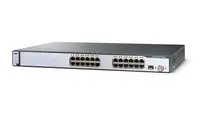 WS-C3750-24FS-S - Cisco Catalyst 3750 24 x Ports 10/100base-TX + 2 x SFP Layer 3 Managed Fast Ethernet Network Switch