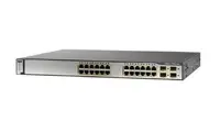 WS-C3750G-24WS-S50 - Cisco Catalyst 3750G 24 x Ports 10/100/1000base-T + 2 x SFP Layer 3 Managed Gigabit Ethernet Network Switch