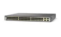 WS-C3750G-48TS-E - Cisco Catalyst 3750 48-Ports 48 x 10/100/1000Base-T + 4 x SFP Layer 3 Managed 1U Rack Mountable Stackable Gigabit Ethernet Network Switch
