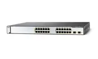 WS-C3750V2-24PS-S - Cisco Catalyst 3750V2 PoE 24 x Ports 10/100base-FX + 2 x SFP Layer 3 Managed Fast Ethernet Network Switch