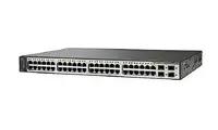 WS-C3750V2-48PS-S - Cisco Catalyst 3750V2 Series PoE 48 x Ports 10/100Base-T + 4 x SFP Layer 3 Managed Fast Ethernet Network Switch