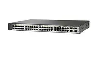 WS-C3750V2-48TS-S - Cisco Catalyst 3750V2 Series 48 x Ports 10/100Base-T + 4 x SFP Layer 3 Managed Fast Ethernet Network Switch