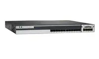 WS-C3750X-12S-E - Cisco Catalyst 3750X 12 x Ports SFP 10/100/1000Base-TX Layer 3 Managed Stackable Gigabit Ethernet Network Switch