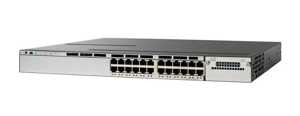 WS-C3750X-24P-L-RF - Cisco Catalyst 3750X PoE+ 24 x Ports 10/100/1000Base-T Layer 3 Managed Gigabit Ethernet Network Switch