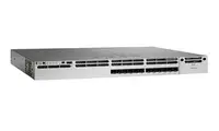 WS-C3850-12S-E - Cisco Catalyst 3850 12 x Ports SFP+ 10GBase-T Layer 3 Managed Stackable Gigabit Ethernet Network Switch