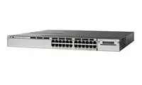 WS-C3850-24P-E - Cisco Catalyst 3850 Series PoE+ 24 x Ports SFP+ 10GBase-T Layer 3 Managed 1U Rack-Mountable Gigabit Ethernet Network Switch