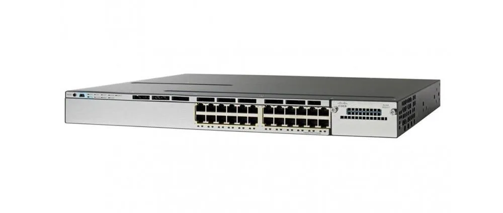 WS-C3850-24P-L-A1 - Cisco Catalyst 3850-24P POE+ 24 x Ports SFP+ 10GBase-T Layer 2 Managed Gigabit Ethernet Network Switch
