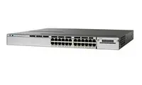 WS-C3850-24T-E - Cisco Catalyst 3850 Series 24 x Ports SFP+ 10GBase-T Layer 3 Managed 1U Rack-Mountable Gigabit Ethernet Network Switch