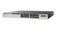 WS-C3850-24XU-S - Cisco Catalyst 3850 Series UPoE 24 x Ports SFP+ 10GBase-T Layer 3 Managed 1U Rack-Mountable Gigabit Ethernet Network Switch