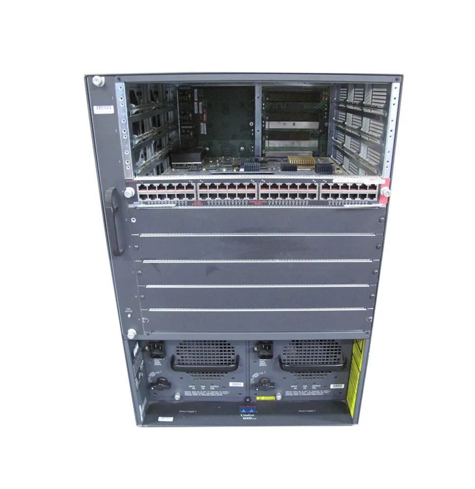 Cisco Catalyst WS-C6009-2500AC Network Switch Chassis