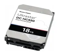 WUH721818ALE6L1 - Western Digital Ultrastar DC HC550 18TB 7200RPM SATA 6Gb/s SED 512MB Cache 3.5-inch Hard Drive