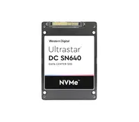 WUS4BB019D7P3E4 - Western Digital Ultrastar DC SN640 1.92TB Triple-Level Cell PCI Express 3.1 x4 NVMe TCG U.2 2.5-inch Solid State Drive