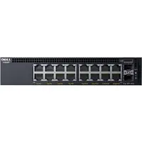 X1018P - Dell PowerConnect X1018P 16 x Ports 10/100/1000 PoE + 2 x Ports Gigabit SFP Gigabit Ethernet Layer 2 Manageable Network Switch