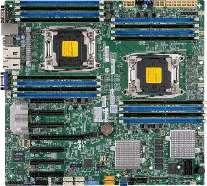 X10DRH-CT - Supermicro Intel Xeon E5-2600 v4/v3 C612 Chipset E-ATX Dual System Board (Motherboard) Socket R3 LGA 2011