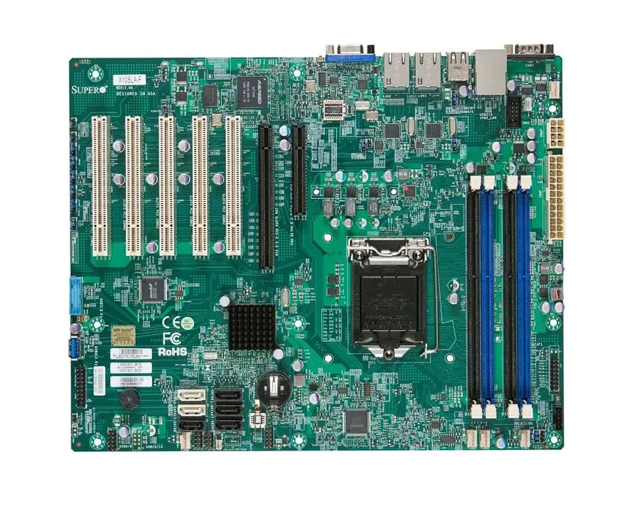 X10SLA-F - Supermicro Intel Xeon E3-1200 v3/Core i3/Pentium/Celeron C222 Chipset ATX System Board (Motherboard) Socket H3 LGA-1150