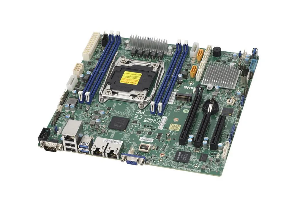 X10SRM-F-B - Supermicro LGA2011/ Intel C612/ DDR4/ SATA3/USB3.0/ V/2GbE/ MicroATX Server Motherboard